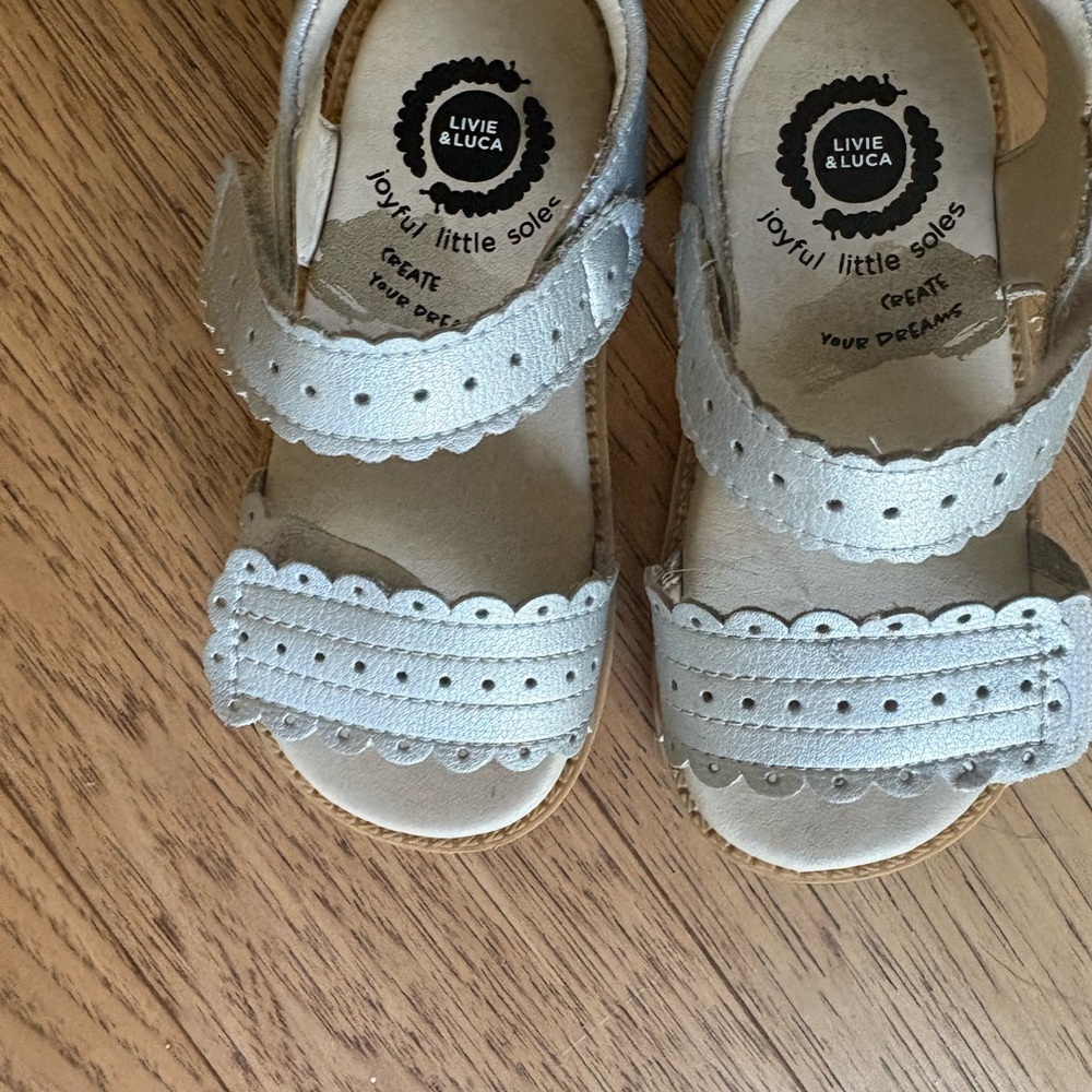 Livie & Luca Metallic Kids Sandals